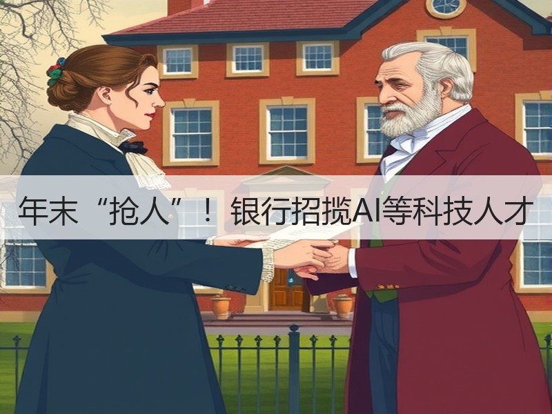 年末“抢人”！银行招揽AI等科技人才