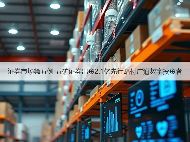 证券市场第五例 五矿证券出资2.1亿先行赔付广道数字投资者(图3) 证券市场第五例 五矿证券出资2.1亿先行赔付广道数字投资者(图3)