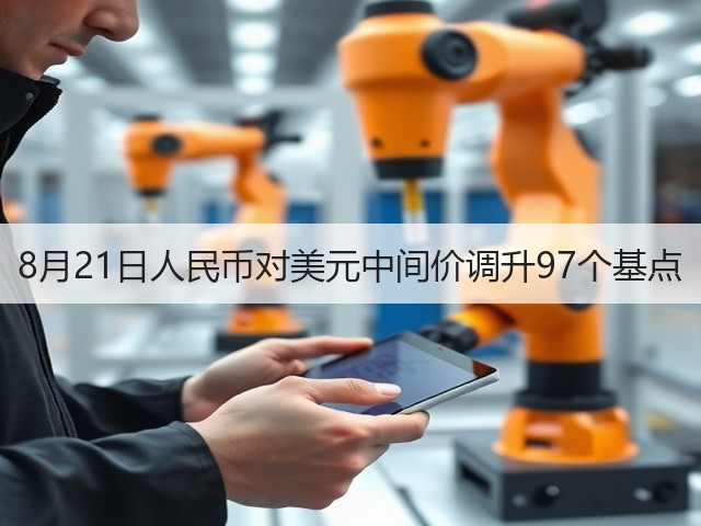 8月21日人民币对美元中间价调升97个基点(图3)