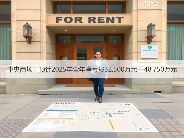中央商场：预计2025年全年净亏损32,500万元—48,750万元(图3)