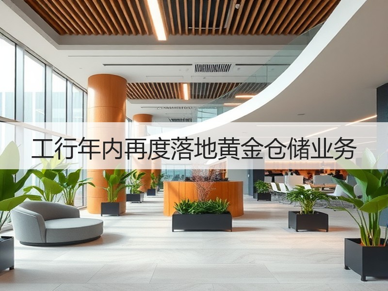 工行年内再度落地黄金仓储业务
