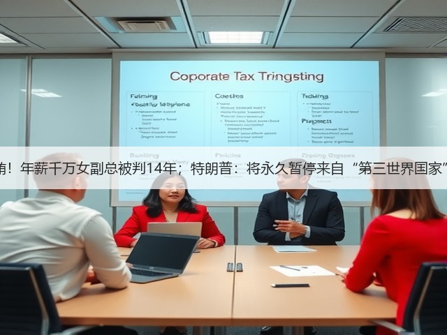 政商“旋转门”受贿!年薪千万女副总被判14年;特朗普:将永久暂停来自“第三世界国家”的移民 | 风控日报(图1) 政商“旋转门”受贿!年薪千万女副总被判14年;特朗普:将永久暂停来自“第三世界国家”的移民 | 风控日报(图1)