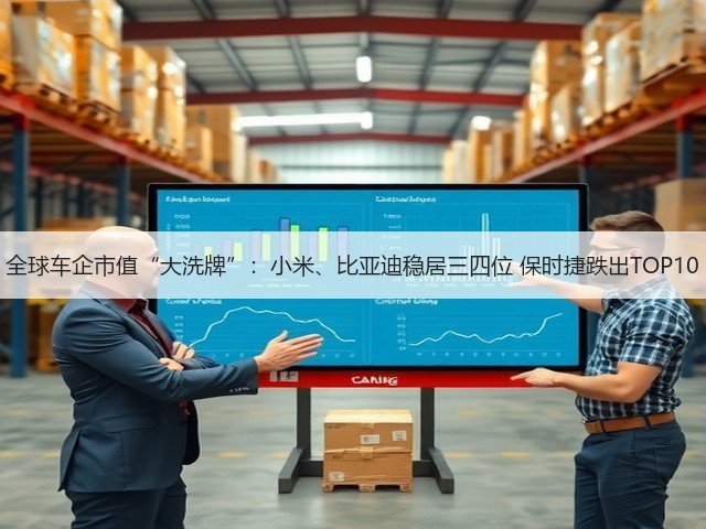 全球车企市值“大洗牌”：小米、比亚迪稳居三四位 保时捷跌出TOP10(图1)