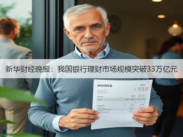 新华财经晚报：我国银行理财市场规模突破33万亿元(图2)