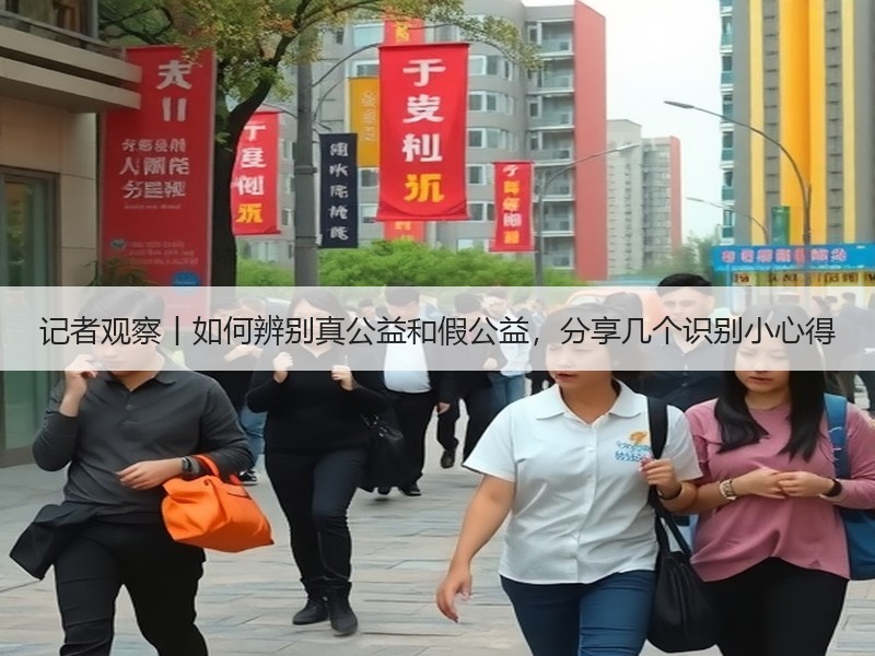 记者观察丨如何辨别真公益和假公益，分享几个识别小心得