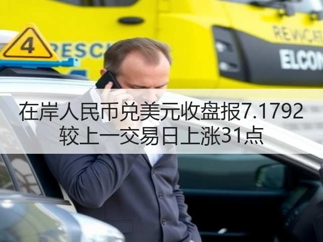 在岸人民币兑美元收盘报7.1792 较上一交易日上涨31点(图2)