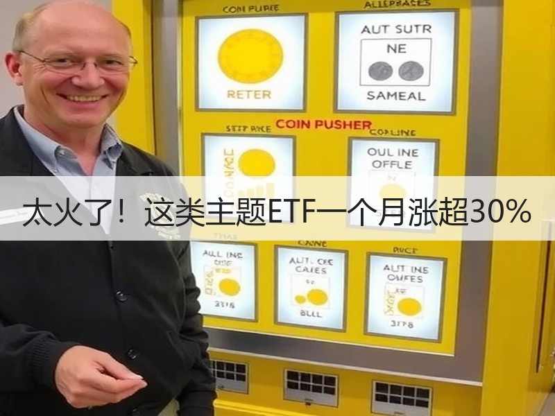 太火了！这类主题ETF一个月涨超30%