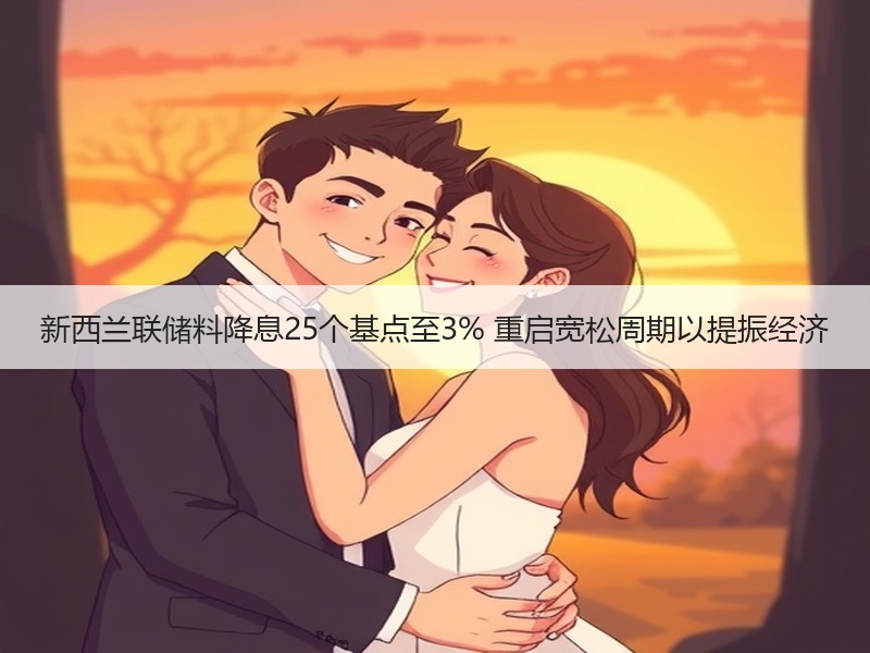 新西兰联储料降息25个基点至3% 重启宽松周期以提振经济