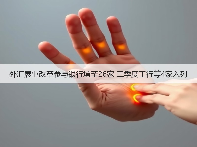 外汇展业改革参与银行增至26家 三季度工行等4家入列