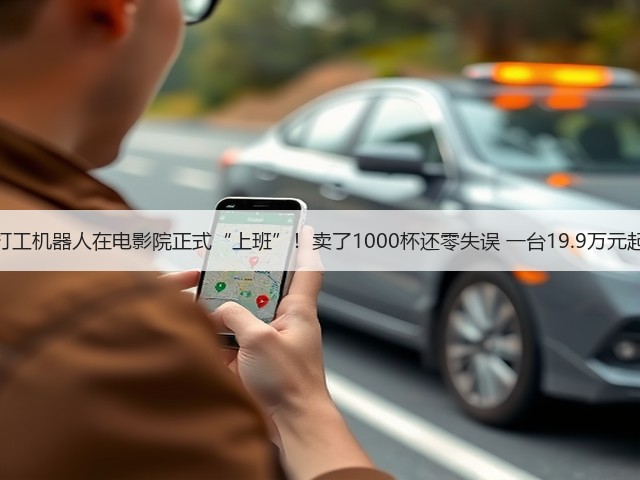 打工机器人在电影院正式“上班”！卖了1000杯还零失误 一台19.9万元起(图2)