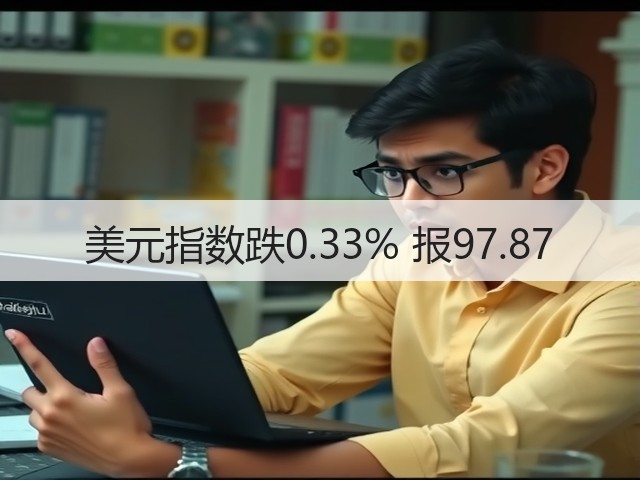 美元指数跌0.33% 报97.87(图1)