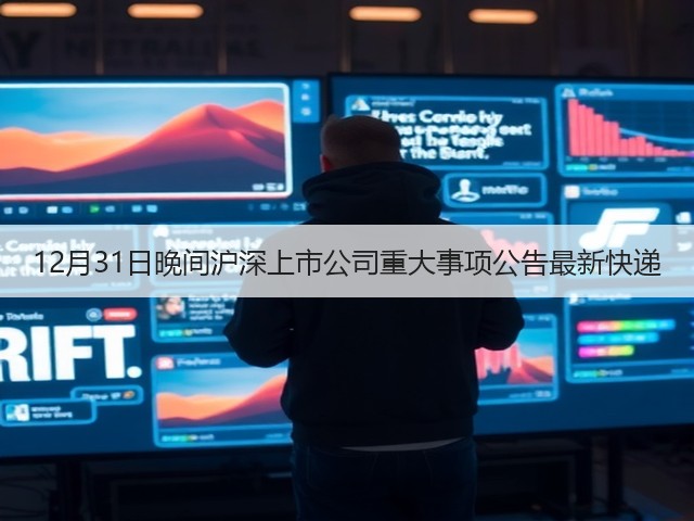 12月31日晚间沪深上市公司重大事项公告最新快递(图2) 12月31日晚间沪深上市公司重大事项公告最新快递(图2)