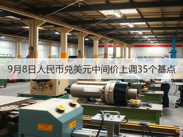 9月8日人民币兑美元中间价上调35个基点(图1) 9月8日人民币兑美元中间价上调35个基点(图1)