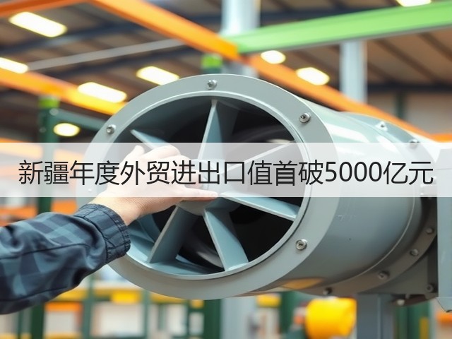 新疆年度外贸进出口值首破5000亿元(图1) 新疆年度外贸进出口值首破5000亿元(图1)