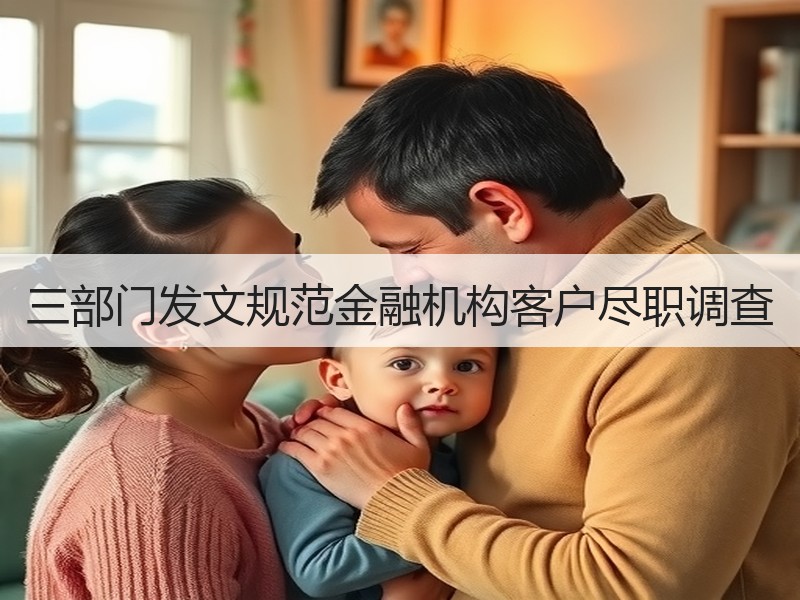 三部门发文规范金融机构客户尽职调查