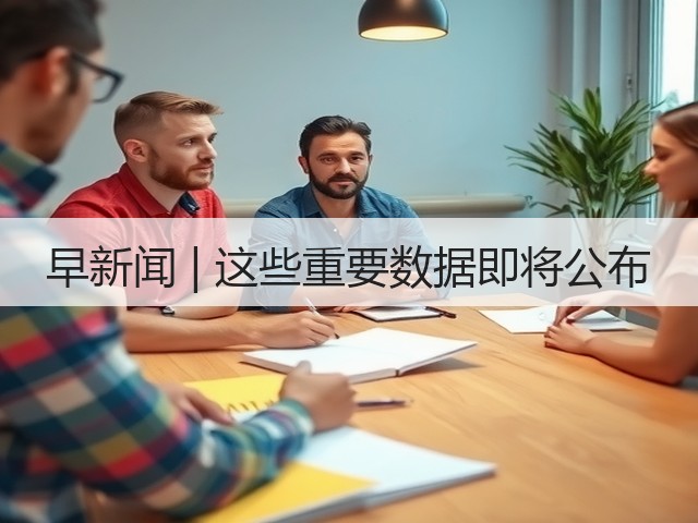 早新闻 | 这些重要数据即将公布(图1) 早新闻 | 这些重要数据即将公布(图1)