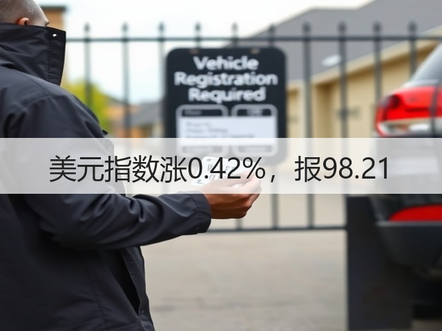 美元指数涨0.42%，报98.21(图1)
