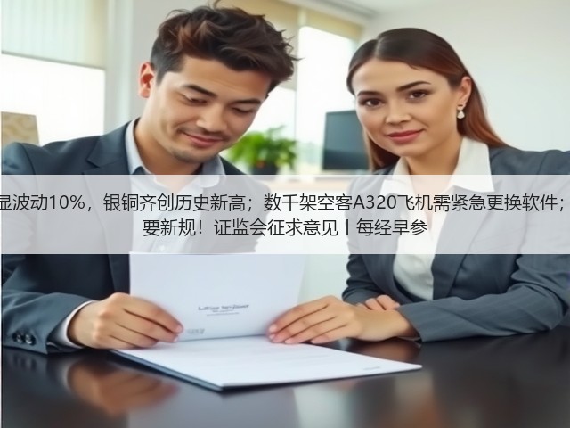美股五连涨，英特尔明显波动10%，银铜齐创历史新高；数千架空客A320飞机需紧急更换软件；香港将下半旗志哀；重要新规！证监会征求意见丨每经早参(图1)