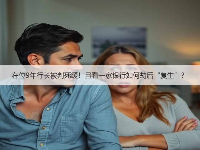 在位9年行长被判死缓!且看一家银行如何劫后“复生”?(图2) 在位9年行长被判死缓!且看一家银行如何劫后“复生”?(图2)