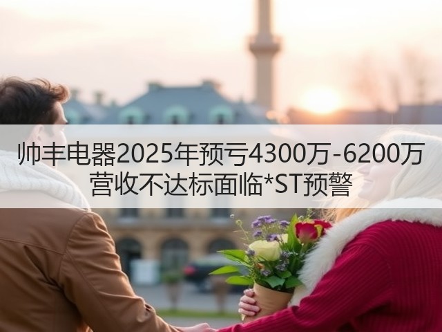 帅丰电器2025年预亏4300万-6200万 营收不达标面临*ST预警(图2)