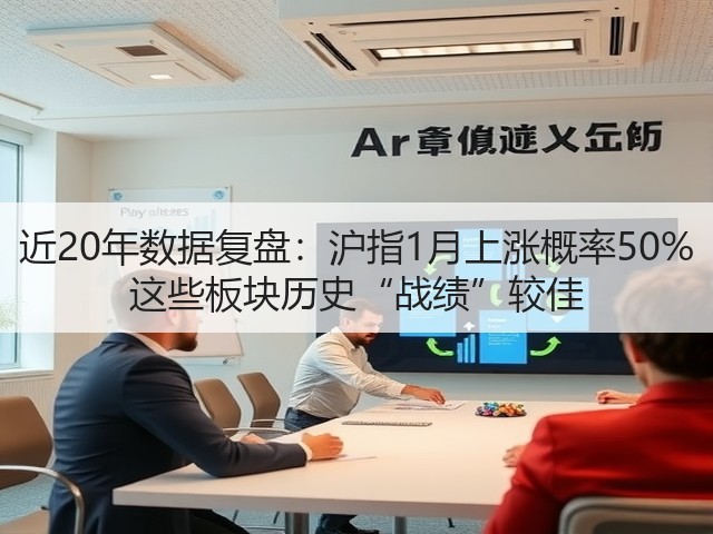 近20年数据复盘：沪指1月上涨概率50% 这些板块历史“战绩”较佳(图2)