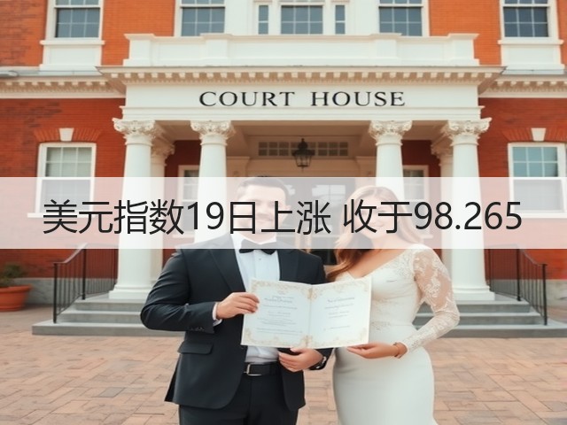 美元指数19日上涨 收于98.265(图1) 美元指数19日上涨 收于98.265(图1)