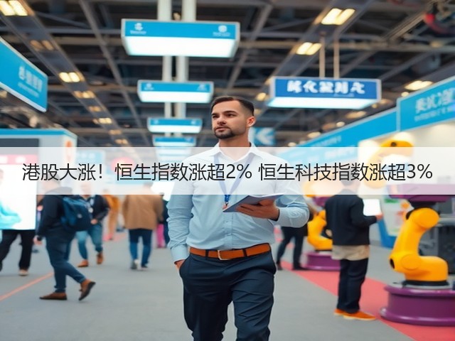 港股大涨!恒生指数涨超2% 恒生科技指数涨超3%(图1) 港股大涨!恒生指数涨超2% 恒生科技指数涨超3%(图1)