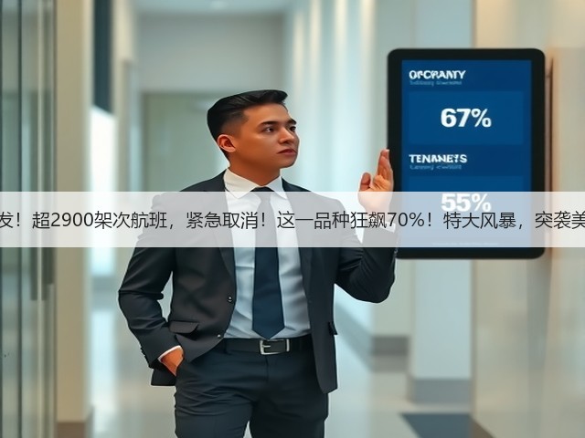 突发！超2900架次航班，紧急取消！这一品种狂飙70%！特大风暴，突袭美国(图3)