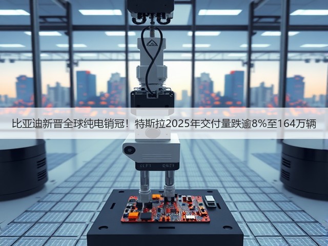 比亚迪新晋全球纯电销冠!特斯拉2025年交付量跌逾8%至164万辆(图1) 比亚迪新晋全球纯电销冠!特斯拉2025年交付量跌逾8%至164万辆(图1)