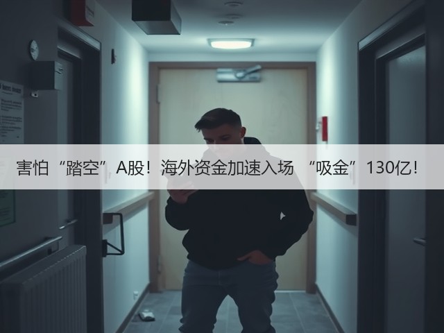 害怕“踏空”A股！海外资金加速入场 “吸金”130亿！(图1)