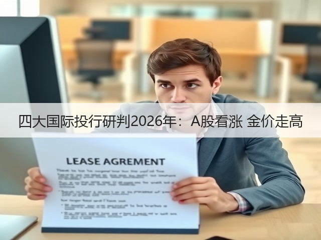 四大国际投行研判2026年：A股看涨 金价走高(图3)