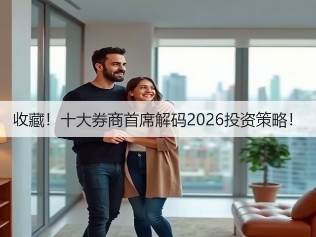 收藏！十大券商首席解码2026投资策略！(图2)