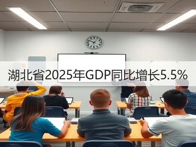 湖北省2025年GDP同比增长5.5%(图3)
