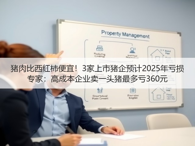 猪肉比西红柿便宜！3家上市猪企预计2025年亏损 专家：高成本企业卖一头猪最多亏360元(图2)