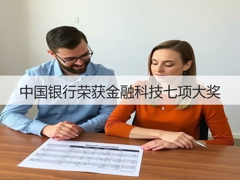 中国银行荣获金融科技七项大奖