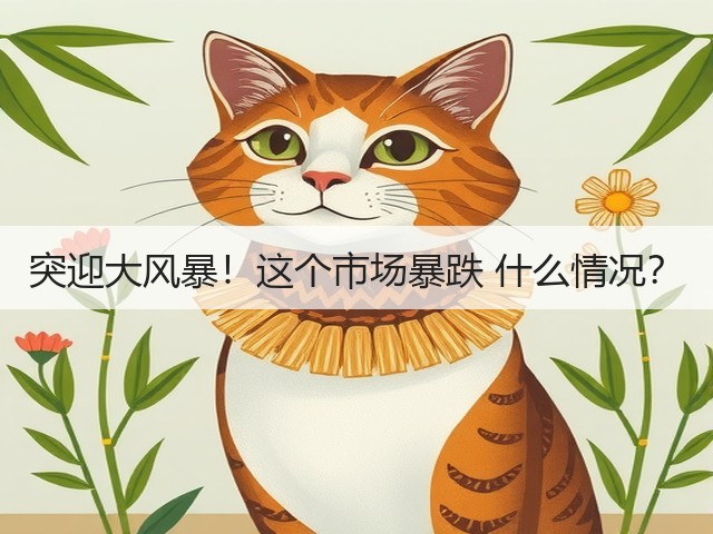 突迎大风暴!这个市场暴跌 什么情况?(图1) 突迎大风暴!这个市场暴跌 什么情况?(图1)