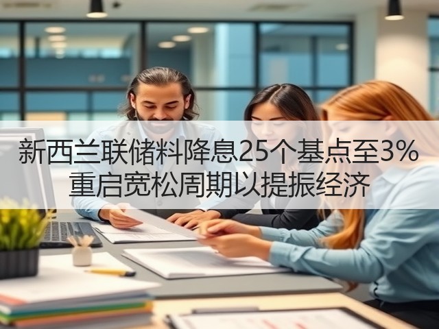 新西兰联储料降息25个基点至3% 重启宽松周期以提振经济(图3) 新西兰联储料降息25个基点至3% 重启宽松周期以提振经济(图3)
