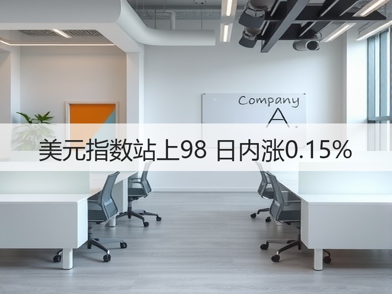 美元指数站上98 日内涨0.15%