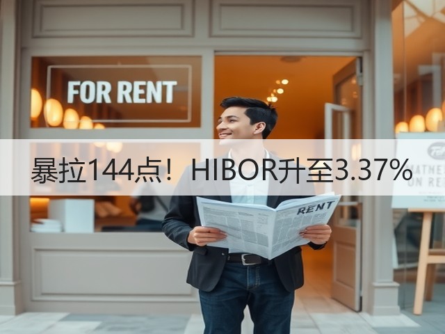 暴拉144点！HIBOR升至3.37%(图3)