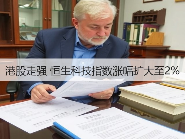 港股走强 恒生科技指数涨幅扩大至2%(图1)