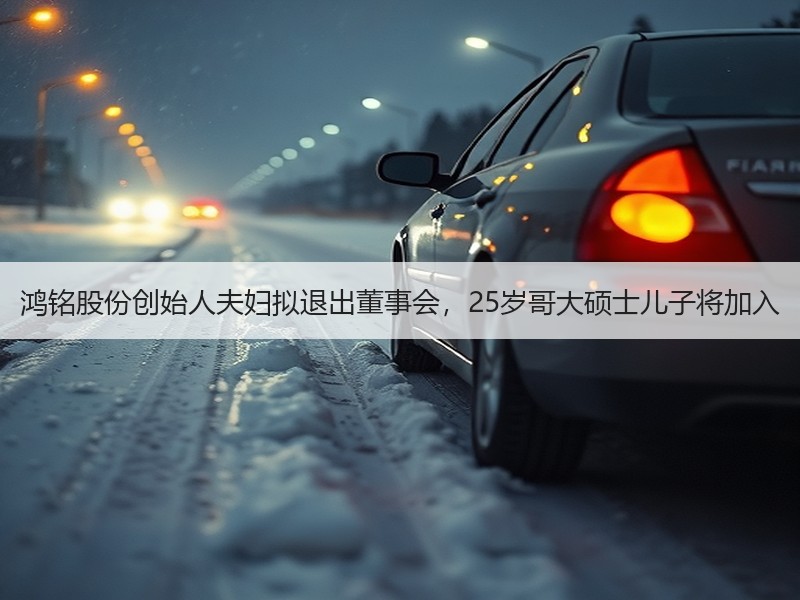鸿铭股份创始人夫妇拟退出董事会，25岁哥大硕士儿子将加入