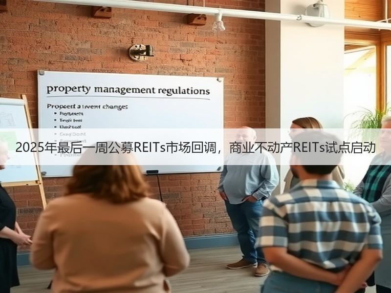 2025年最后一周公募REITs市场回调，商业不动产REITs试点启动