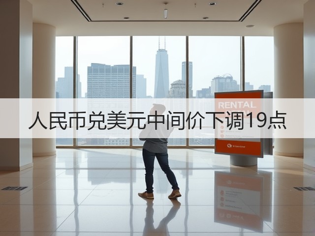 人民币兑美元中间价下调19点(图1)