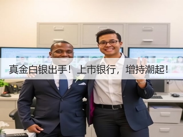 真金白银出手！上市银行，增持潮起！(图1)