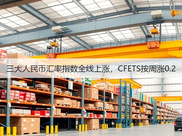 三大人民币汇率指数全线上涨,CFETS按周涨0.2(图3) 三大人民币汇率指数全线上涨,CFETS按周涨0.2(图3)