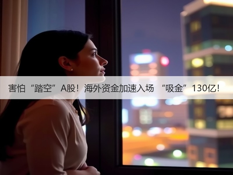 害怕“踏空”A股！海外资金加速入场 “吸金”130亿！