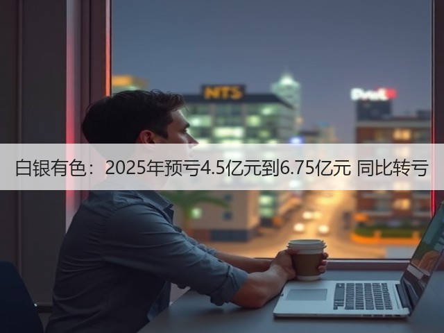白银有色：2025年预亏4.5亿元到6.75亿元 同比转亏(图2)