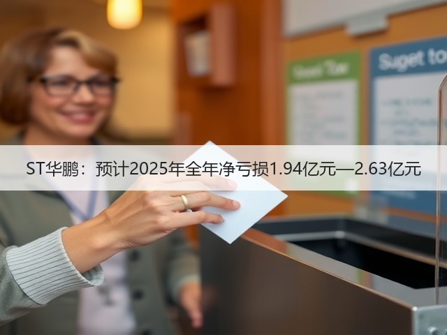 ST华鹏：预计2025年全年净亏损1.94亿元—2.63亿元(图3)