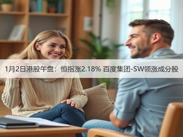 1月2日港股午盘:恒指涨2.18% 百度集团-SW领涨成分股(图3) 1月2日港股午盘:恒指涨2.18% 百度集团-SW领涨成分股(图3)