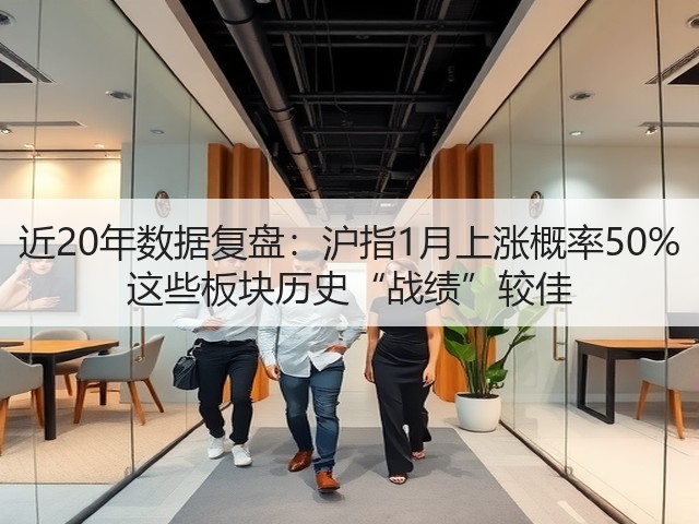 近20年数据复盘：沪指1月上涨概率50% 这些板块历史“战绩”较佳(图3)